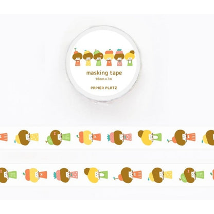 Papier Platz Mizutama "Fruits-Chan Series 2"  Masking Tape