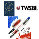 TWSBI Diamond 580 Red Blue Transparent (RBT) 100th Anniversary of Republic of China Fountain Pen