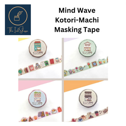 Mind Wave Kotori-Machi Die-Cut Masking Tape