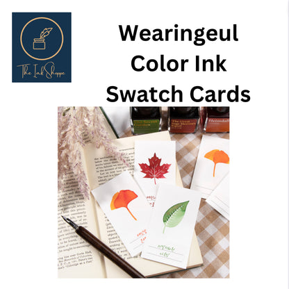 Wearingeul Color Ink Swatch Cards Pack of 50 sheets