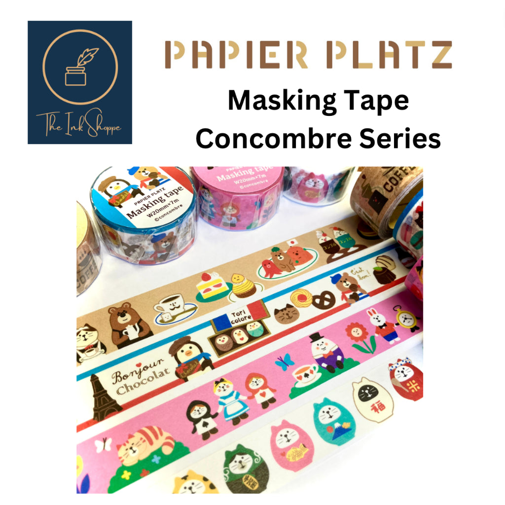 Papier Platz Masking Tape Concombre Series FULL ROLL