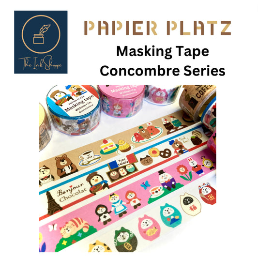 Papier Platz Masking Tape Concombre Series FULL ROLL