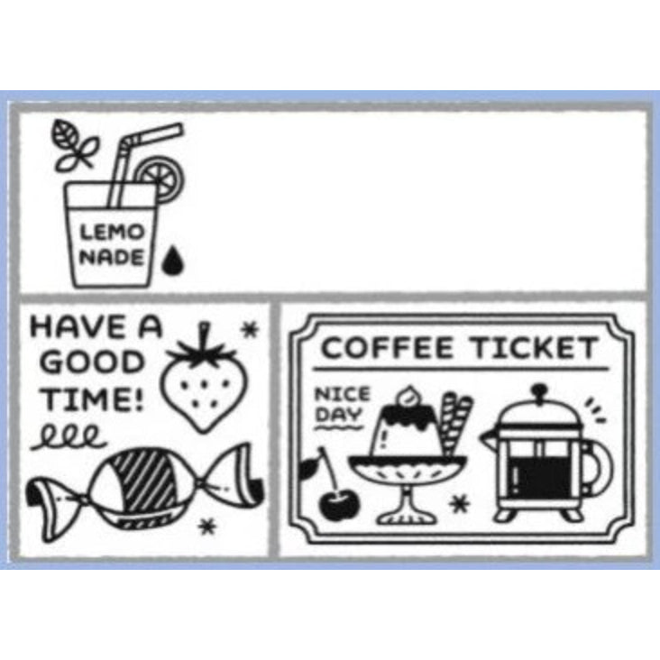 Sanby x Eric Matchbox Rubber Stamp Set