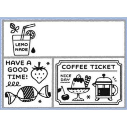 Sanby x Eric Matchbox Rubber Stamp Set