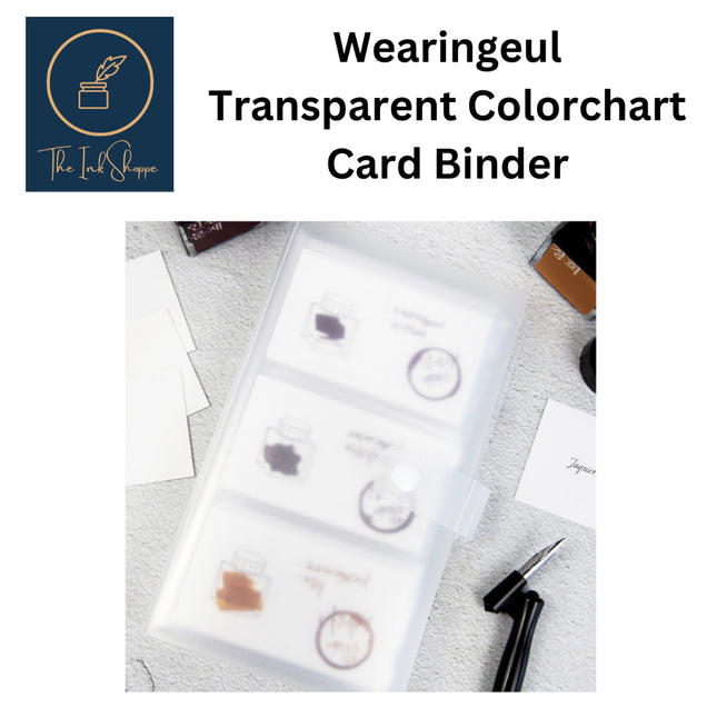 Wearingeul Transparent Colorchart Card Binder