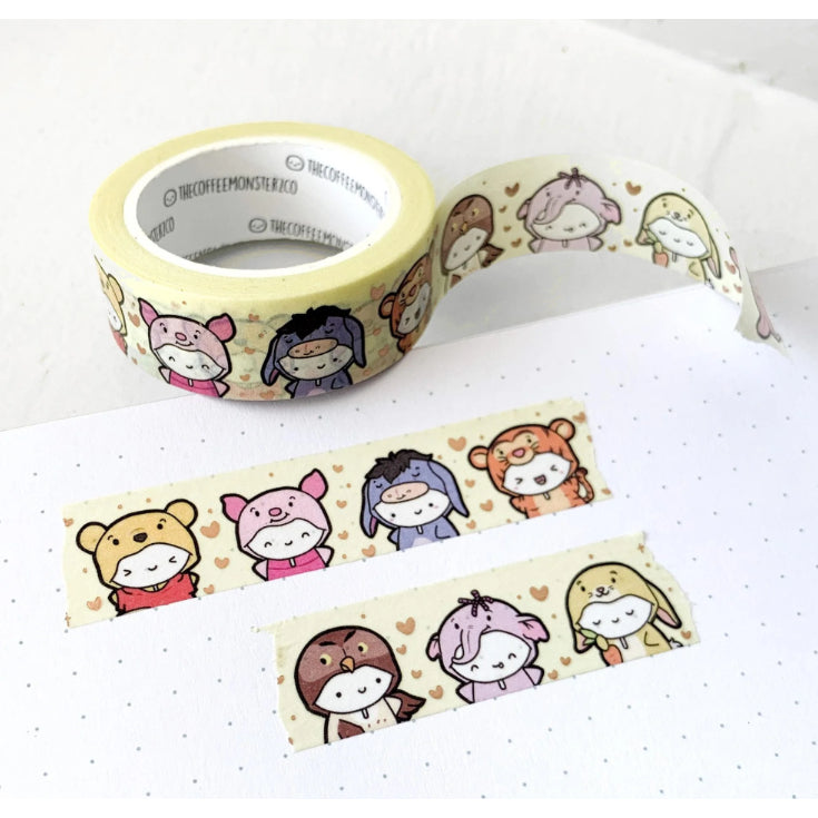 The Coffee Monsterz x Wonder Pens Washi Tape Limited Edition