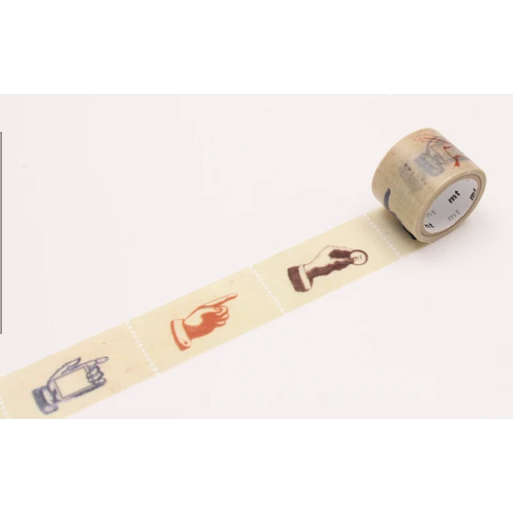 MT Fab Washi Tape FULL ROLL - Dot Punch, See-Thru, Die-Cut