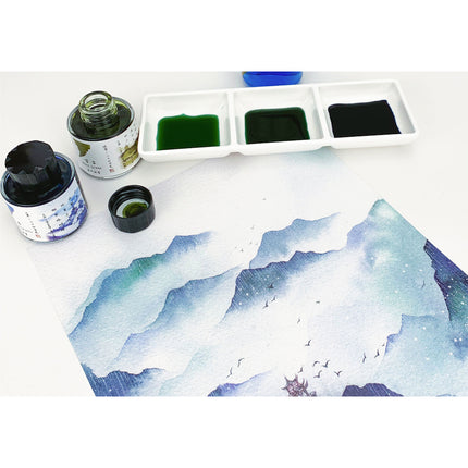 Ostrich Solar Term Fountain Pen Ink Full Bottle (30mL)