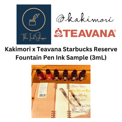 Kakimori x Teavana Starbucks Reserve Roastery Tokyo Exclusive Fountain Pen Ink Sample (3mL)