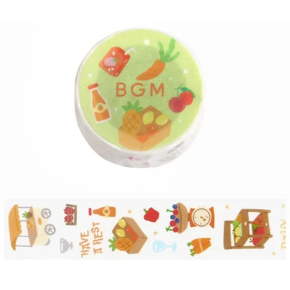 BGM 30mm x 5m Washi Tape FULL ROLL