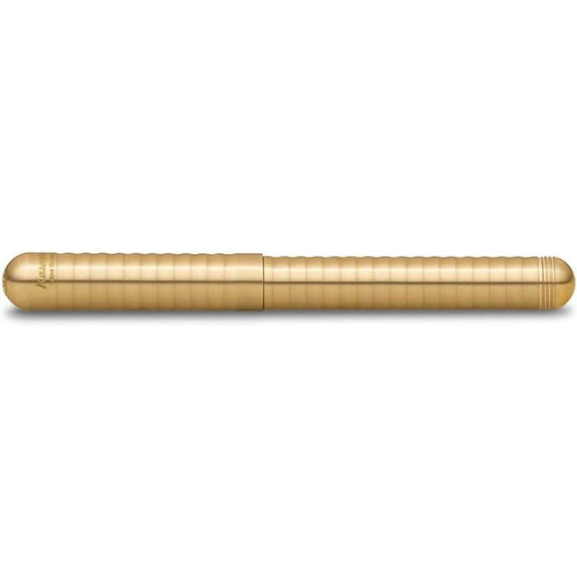 Kaweco Liliput Brass Wave Limited Edition Fountain Pen Broad Nib