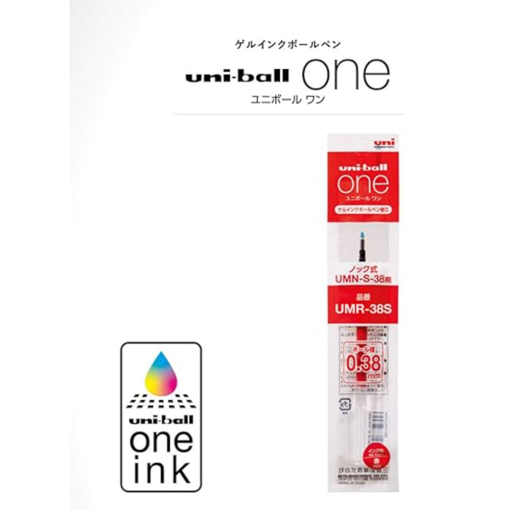 Uni-Ball One Gel Pen 0.38mm Refill (UMR-38S) 1 Piece