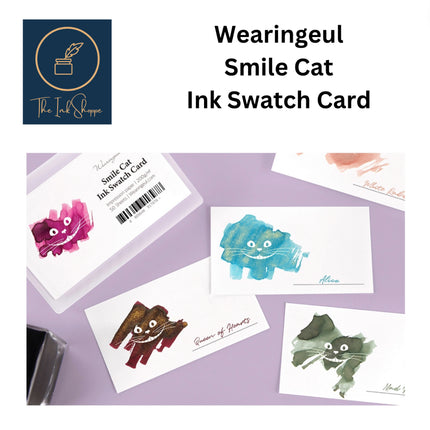 Wearingeul Smile Cat Ink Swatch Card (50 sheets)