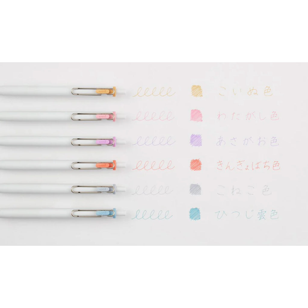 Uni-Ball One Soft Colors Summer Edition 0.38/0.5 Gel Pens PER PIECE
