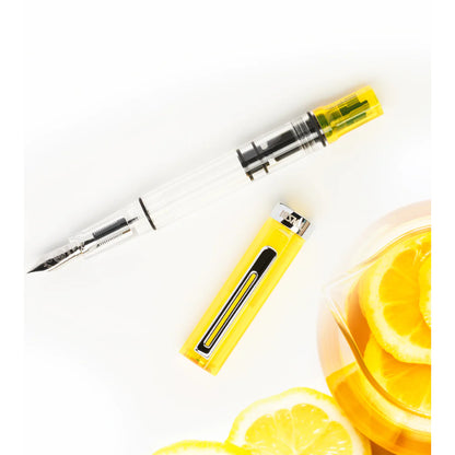 TWSBI ECO Transparent Yellow Fountain Pen Fine Nib (F)