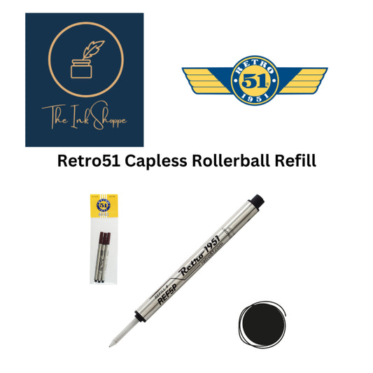 Retro 1951 Rollerball Pen Capless Refill