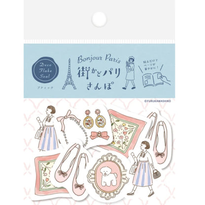 Furukawa Bonjour Paris Limited Edition Flake Stickers