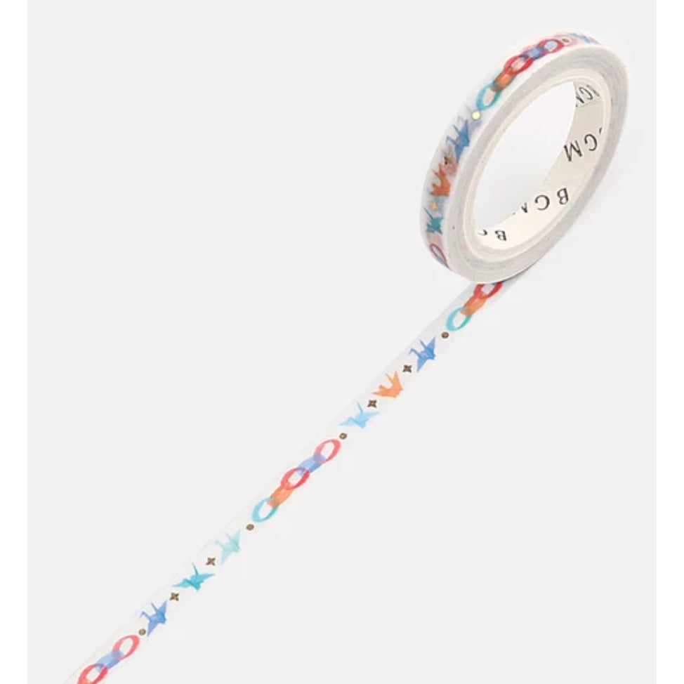 BGM 5mm x 5m Washi Tape with Foil Stamping