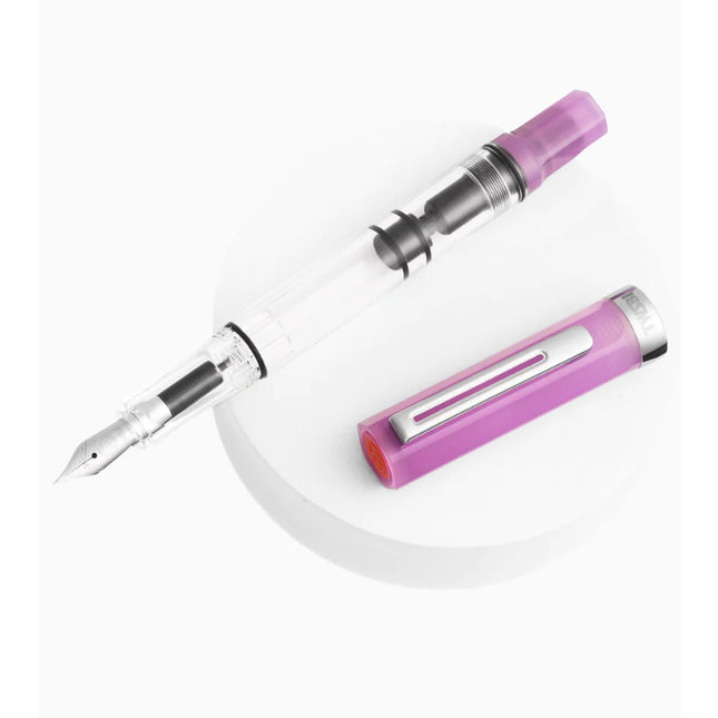 TWSBI ECO Glow Purple Fountain Pen Fine Nib (F)
