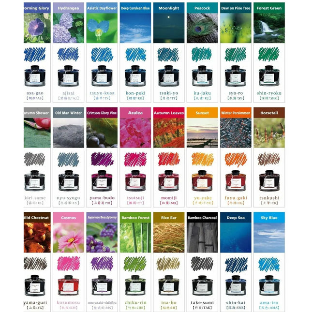 Pilot Iroshizuku Fountain Pen Full Bottle (50mL)