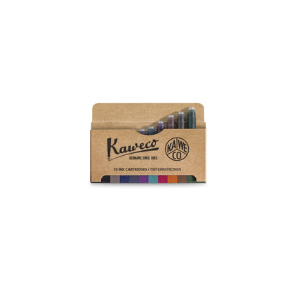Kaweco 10-Pack Fountain Pen Ink Cartridge Assorted Colour Mix