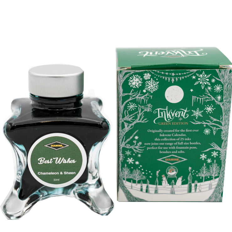 Diamine Inkvent 2022 Green Edition Fountain Pen Ink Samples (3mL)