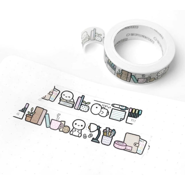The Coffee Monsterz 2024 Birthday Edition Washi Tape FULL ROLL