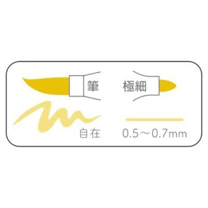 Zebra Mildliner Brush x Ocha Cat Limited Edition Set