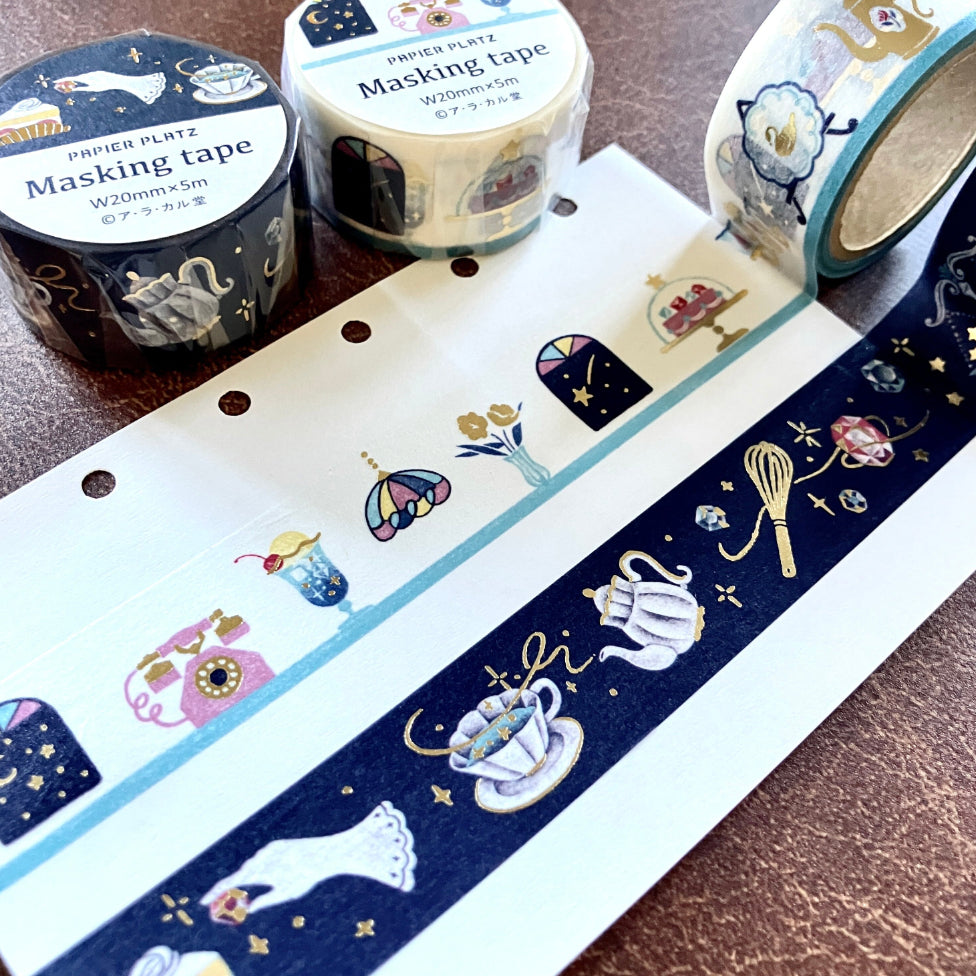 Papier Platz Washi Tape - FULL ROLL - Gold Foil