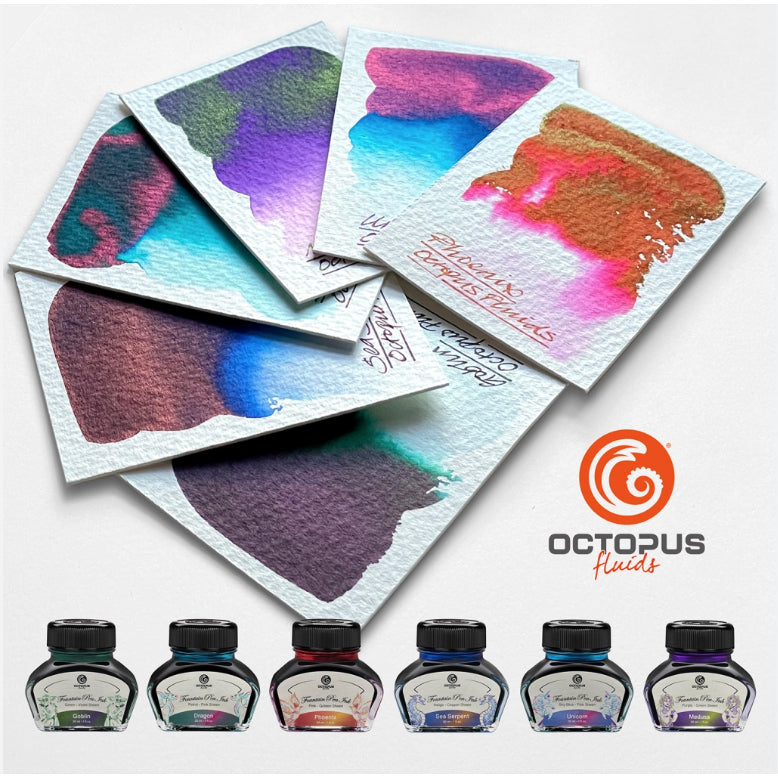 Octopus Ink Sample Octopus Fluids Fountain Pen Ink Sample (3mL) – The Hobby Shoppe Philippines
