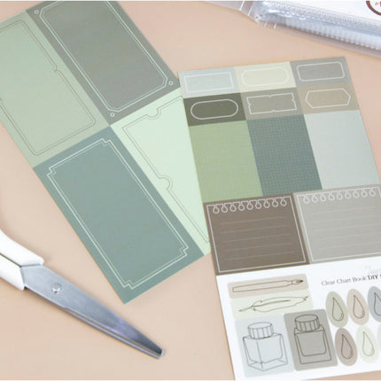 Wearingeul Transparent Colorchart Card Binder