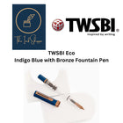 TWSBI ECO Indigo Blue Bronze Fountain Pen Broad Nib (B)
