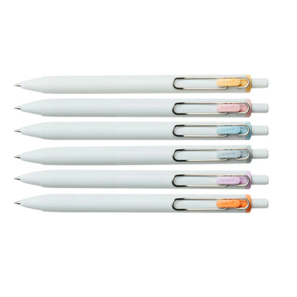 Uni-Ball One Soft Colors Summer Edition Gel Pen Set of 6 Colors