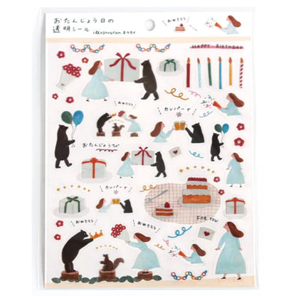 Cozyca Necktie Transparent (PET) Stickers