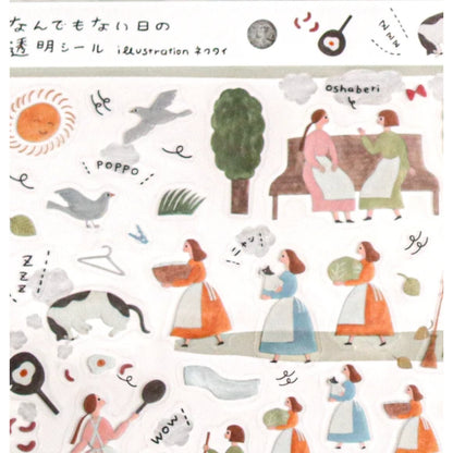 Cozyca Necktie Transparent (PET) Stickers