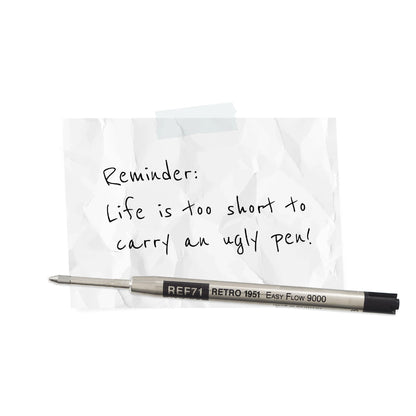 Retro 1951 Black Easy Flow 9000 Balllpoint Refill