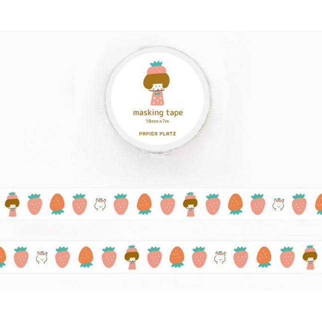 Papier Platz Mizutama "Fruits-Chan Series 2"  Masking Tape