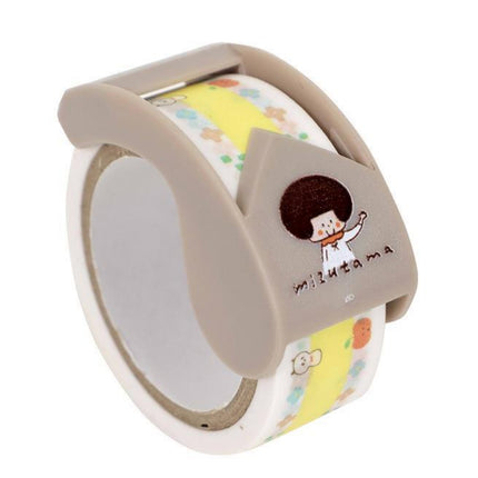 Kutsuwa Masteno Ribbon Bon x Mizutama Washi tape Cutter with Washi Tape