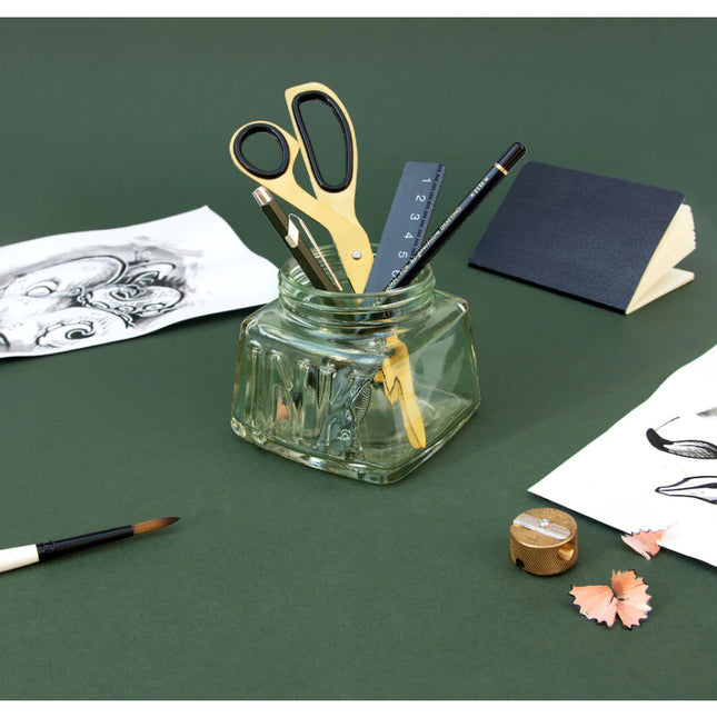Suck UK Glass Inkwell Pen Holder