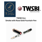 TWSBI ECO Smoke with Rose Gold Fountain Pen