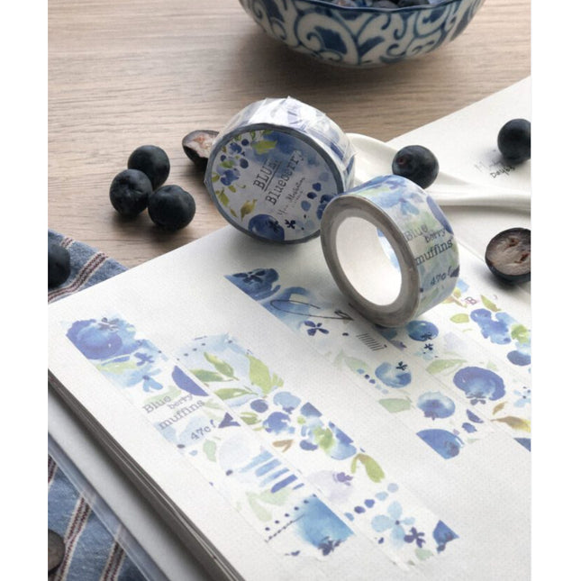 Meow Illustration Fruit Salad Washi Tape FULL ROLL