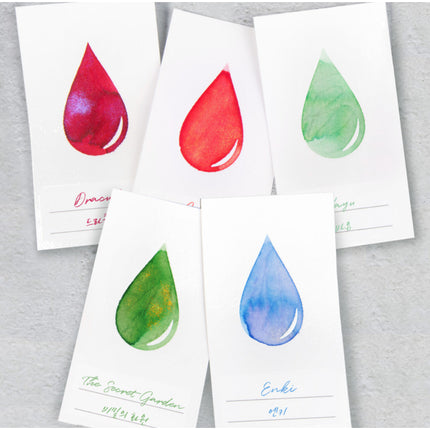 Wearingeul Color Ink Swatch Cards Pack of 50 sheets