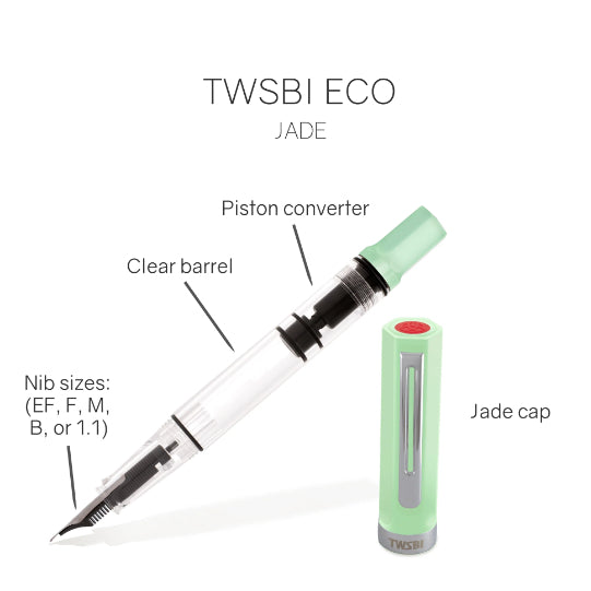 TWSBI ECO Jade Fountain Pen