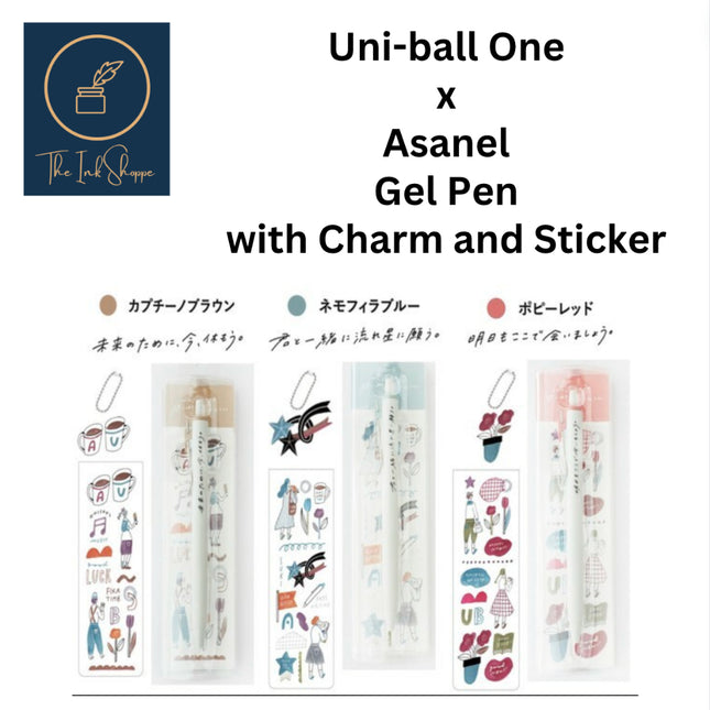 Uni-ball One x Asanel 0.5mm Limited Gel Pen Set