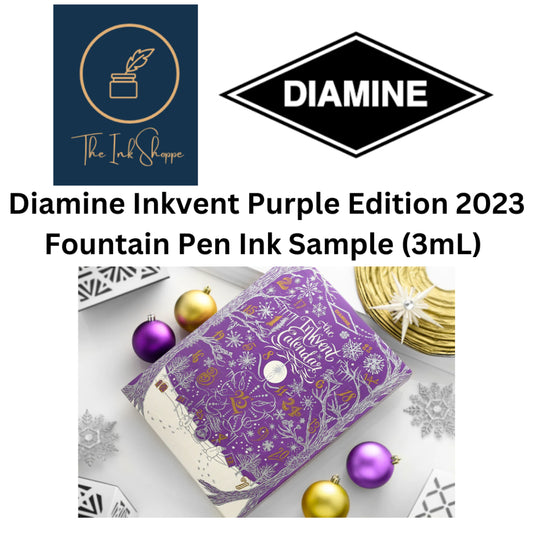 Diamine Inkvent 2023 Purple Edition Fountain Pen Ink Sample (3mL)