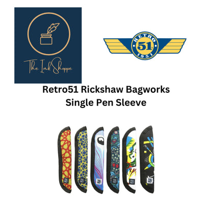 Retro 1951 Rickshaw Bagworks Single Pen Sleeve