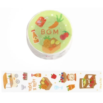 BGM 30mm x 5m Washi Tape Full Roll