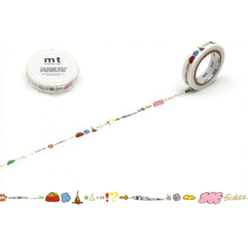 MT x Peanuts 10mm x 7m Washi Tape FULL ROLL
