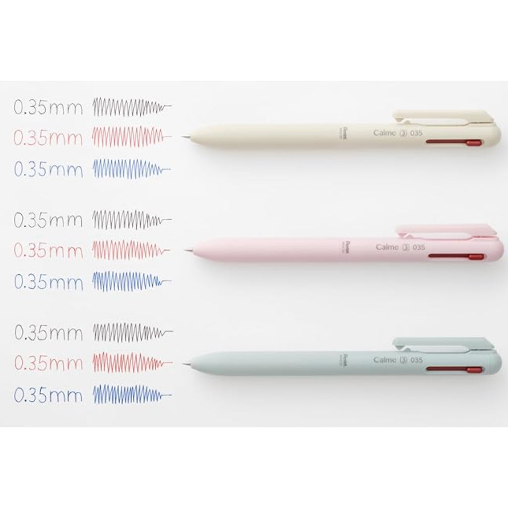 Pentel Calme 3-Color Ballpoint Pen