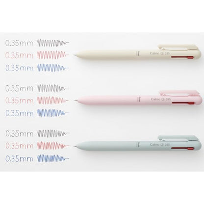Pentel Calme 3-Color Ballpoint Pen